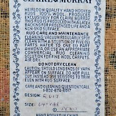 Large Vintage Claire Murray Charleston South Carolina Scene Hooked Rug