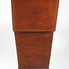 British Regency Mahogany Inlaid Cellarette, 19th Century