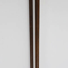 Presentation Engraved Silver and Wood Walking Stick