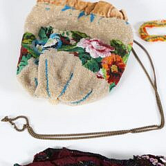 Five Victorian Beadwork Purses, 19th Century