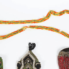 Five Victorian Beadwork Purses, 19th Century
