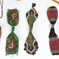 Five Victorian Beadwork Purses, 19th Century