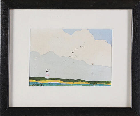 Jerry Carl "Sankaty Light" Watercolor