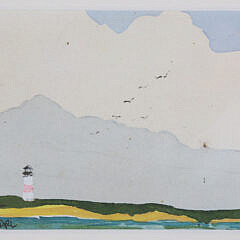 Jerry Carl “Sankaty Light” Watercolor