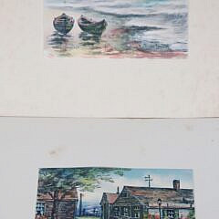 After Lillian Gertrude Smith “Six Nantucket Views” Colored Photo Reproductive Prints