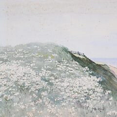 Jane Brewster Reid Watercolor on Paper “Sankaty Light”