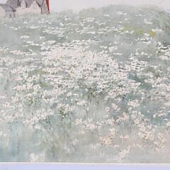 Jane Brewster Reid Watercolor on Paper “Sankaty Light”