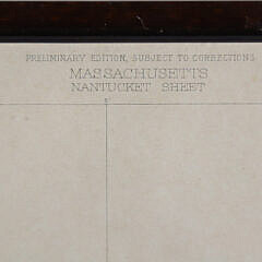 Two Part 1887 U.S. Geological Survey Map of Nantucket Island