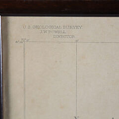 Two Part 1887 U.S. Geological Survey Map of Nantucket Island
