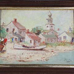 E. Morehouse Oil on Board "Shoreline"