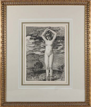 20-5555 Childe Hassam Etching Deanas Pool A_IMG_9889 4