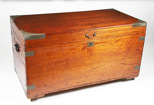 Antique Camphor Wood Trunk