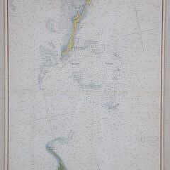 1877 Hand Colored Charts “Entrance To Nantucket Sound”