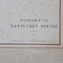 1877 Hand Colored Charts “Entrance To Nantucket Sound”