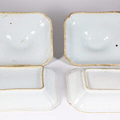 Chinese Export Famille Rose Covered Vegetable Dishes, early 19th Century