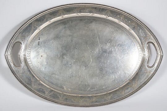 Vintage Bigelow, Kennard & Co., Sterling Silver Serving Tray