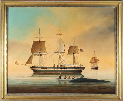 29-3582 American Whalers Oil A 9403 JPG