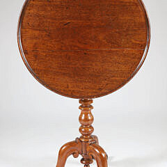 Late Georgian Mahogany Birdcage Tilt Top Table, 19th Century