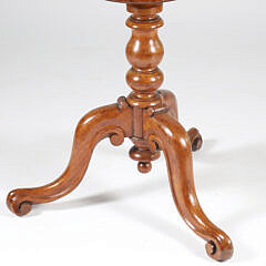 Late Georgian Mahogany Birdcage Tilt Top Table, 19th Century