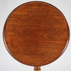 Late Georgian Mahogany Birdcage Tilt Top Table, 19th Century