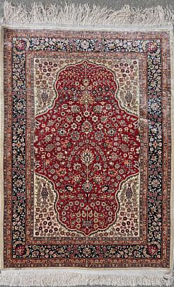 Oriental Silk Scatter Rug