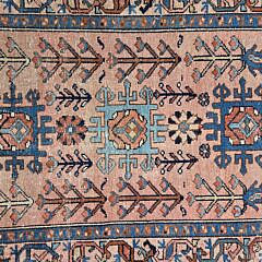 Vintage Hand Knotted Wool Oriental Scatter Rug