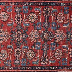 Vintage Hand Knotted Wool Oriental Scatter Rug