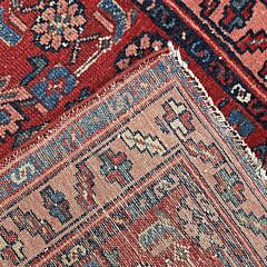 Vintage Hand Knotted Wool Oriental Scatter Rug