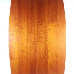 Signed Stephen Swift Cherry Trestle Dining Table, circa 2001