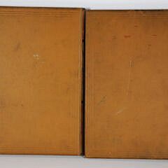Two Tooled Leather Volumes “Works Of Hogarth”