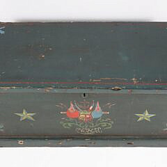 English Decorated Sea Chest, 19th Century