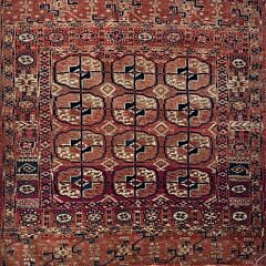 Hand Knotted Antique Bokhara Oriental Rug