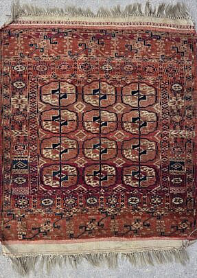 Hand Knotted Antique Bokhara Oriental Rug