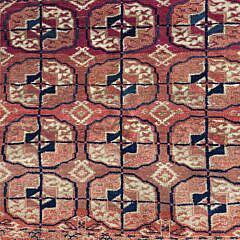 Hand Knotted Antique Bokhara Oriental Rug