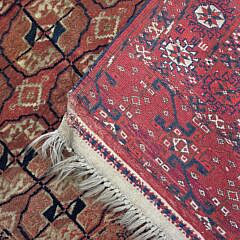 Hand Knotted Antique Bokhara Oriental Rug