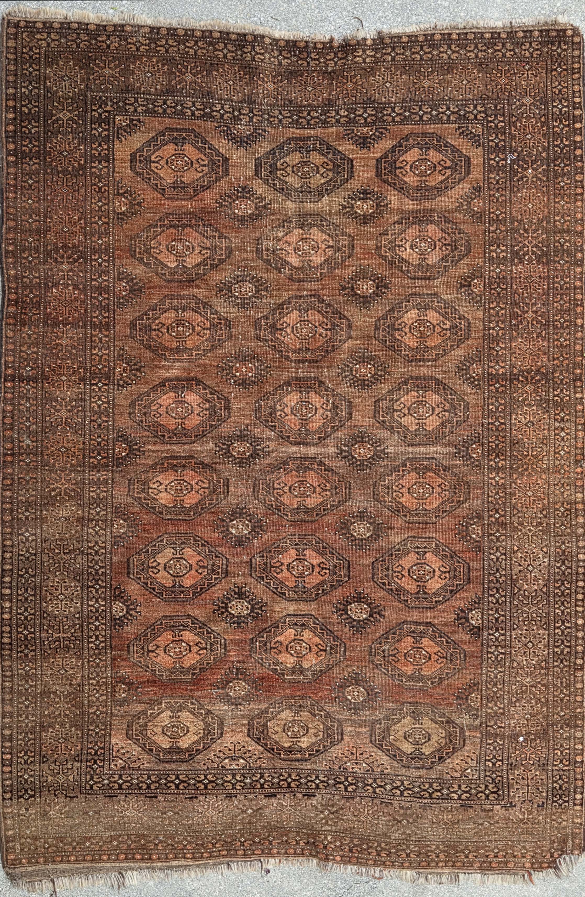 Fine Vintage Room Size Bokhara Oriental Area Rug 9 x 6'3'' main image 0