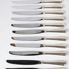 Gorham Sterling Silver Flatware Service for Twelve in the Fairfax Pattern