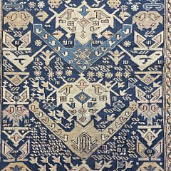 Vintage Persian Caucasian Hand Knotted Wool Oriental Rug