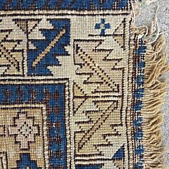 Vintage Persian Caucasian Hand Knotted Wool Oriental Rug