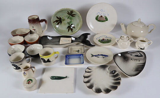 Collection of Nantucket Old Spouter Ceramics