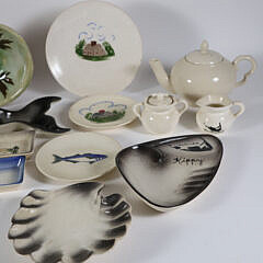 Collection of Nantucket Old Spouter Ceramics