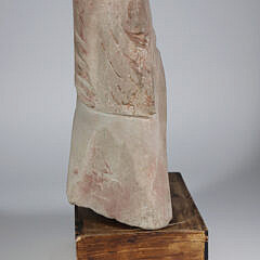Carved Granite Sculpture “Speak No Evil”, Signed ASW