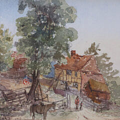 Pair of 19th Century English Landscape Watercolors