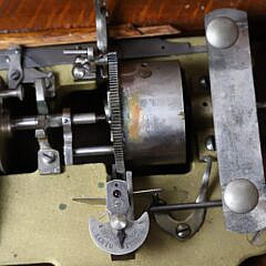 Oak Cased Cylinder Action Music Box, Late 19th Century