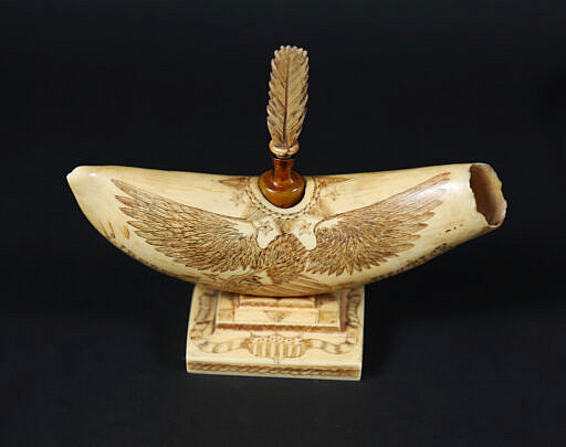 Antique Liberty Justice Scent Bottle