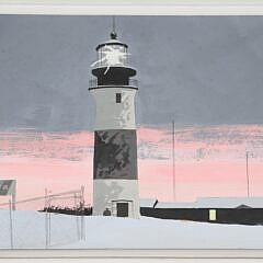 John Austin Tempera on Board “Sunrise at Sankaty”