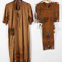 1940s Vintage Campfire Dress
