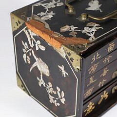 Antique Mah Jong Game Box