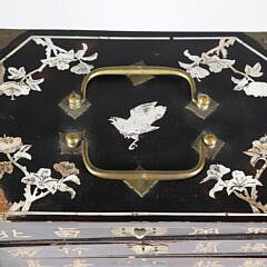 Antique Mah Jong Game Box