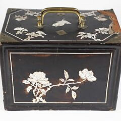 Antique Mah Jong Game Box